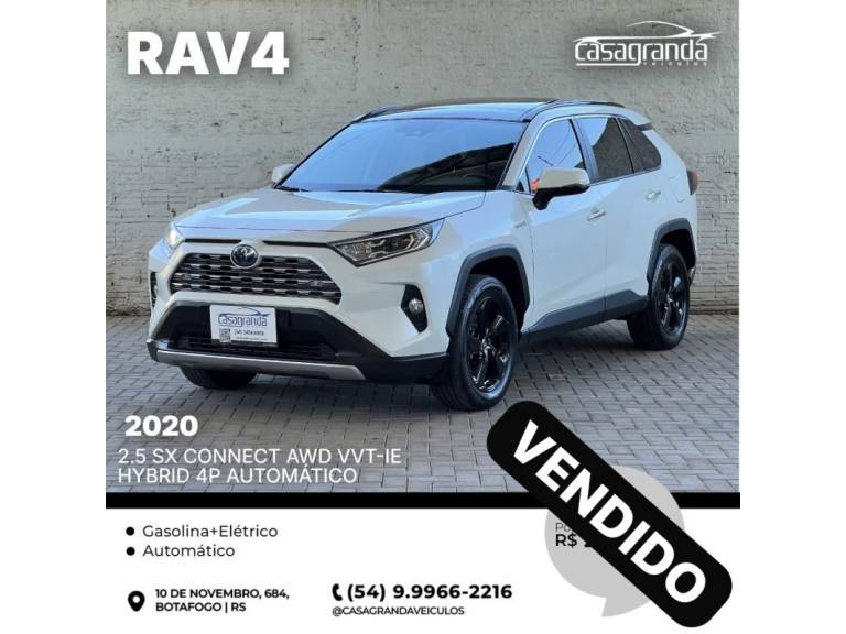 TOYOTA - RAV4 - 2020/2020 - Branca - Sob Consulta