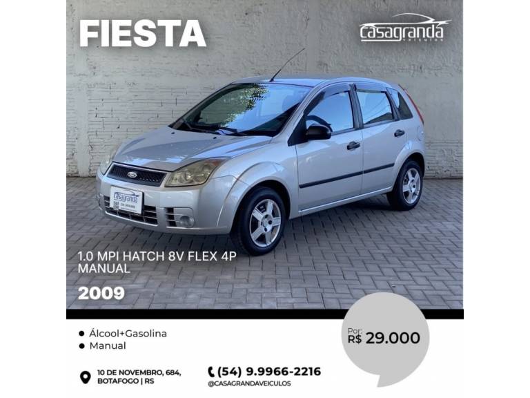 FORD - FIESTA - 2009/2009 - Prata - R$ 29.000,00