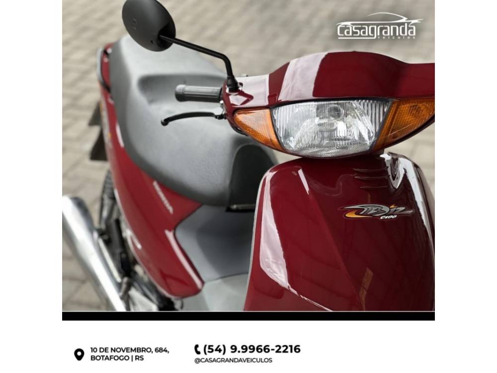 HONDA - BIZ 100 - 2004/2004 - Vermelha - R$ 7.500,00
