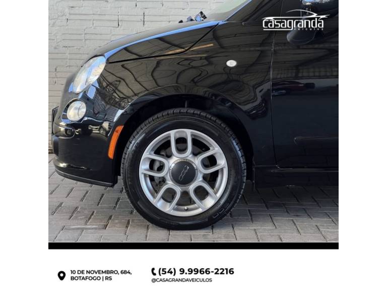 FIAT - 500 - 2011/2012 - Preta - Sob Consulta
