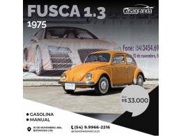 VOLKSWAGEN - FUSCA - 1975/1975 - Laranja - R$ 33.000,00