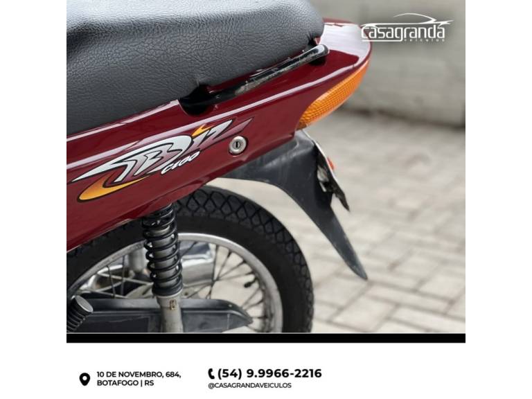HONDA - BIZ 100 - 2004/2004 - Vermelha - R$ 7.500,00