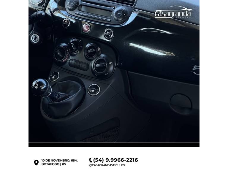 FIAT - 500 - 2011/2012 - Preta - Sob Consulta