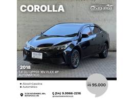 TOYOTA - COROLLA - 2017/2018 - Preta - R$ 95.000,00