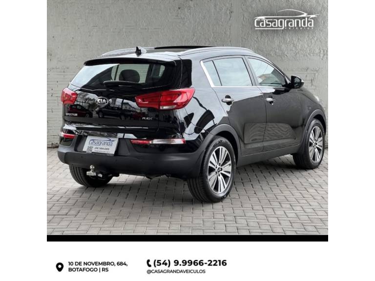 KIA MOTORS - SPORTAGE - 2015/2016 - Preta - R$ 98.000,00