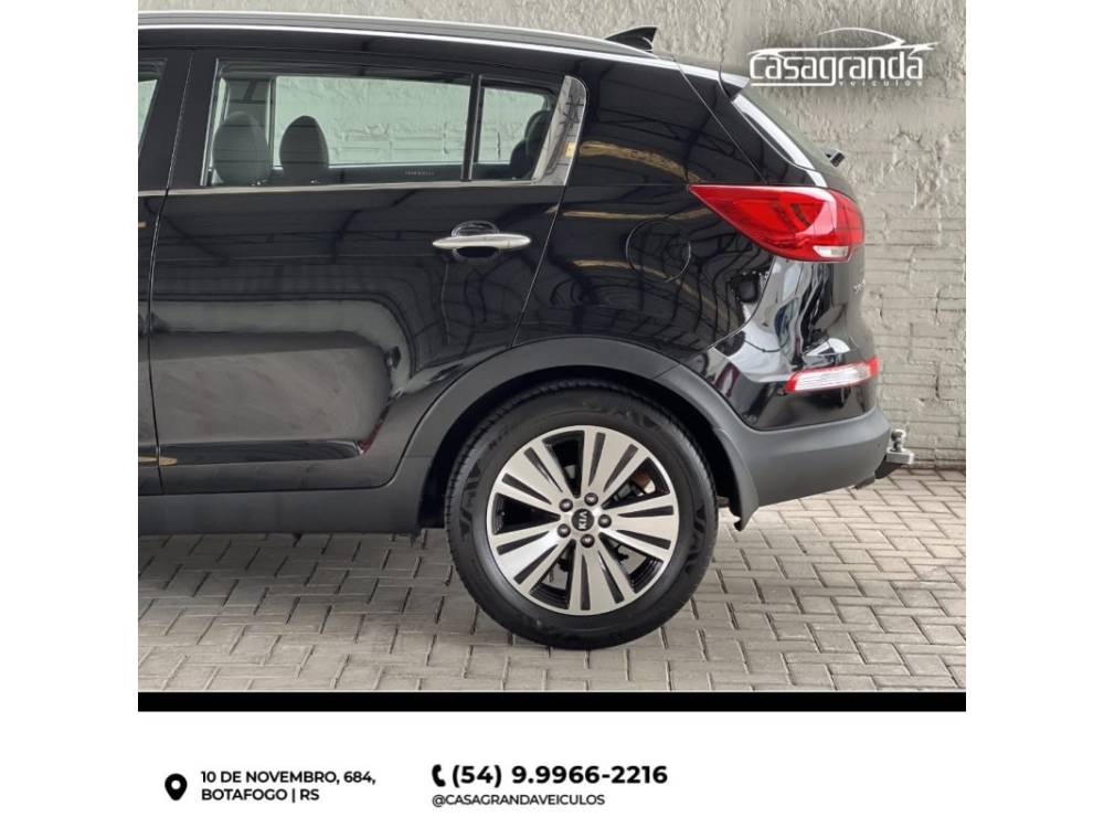 KIA MOTORS - SPORTAGE - 2015/2016 - Preta - R$ 98.000,00