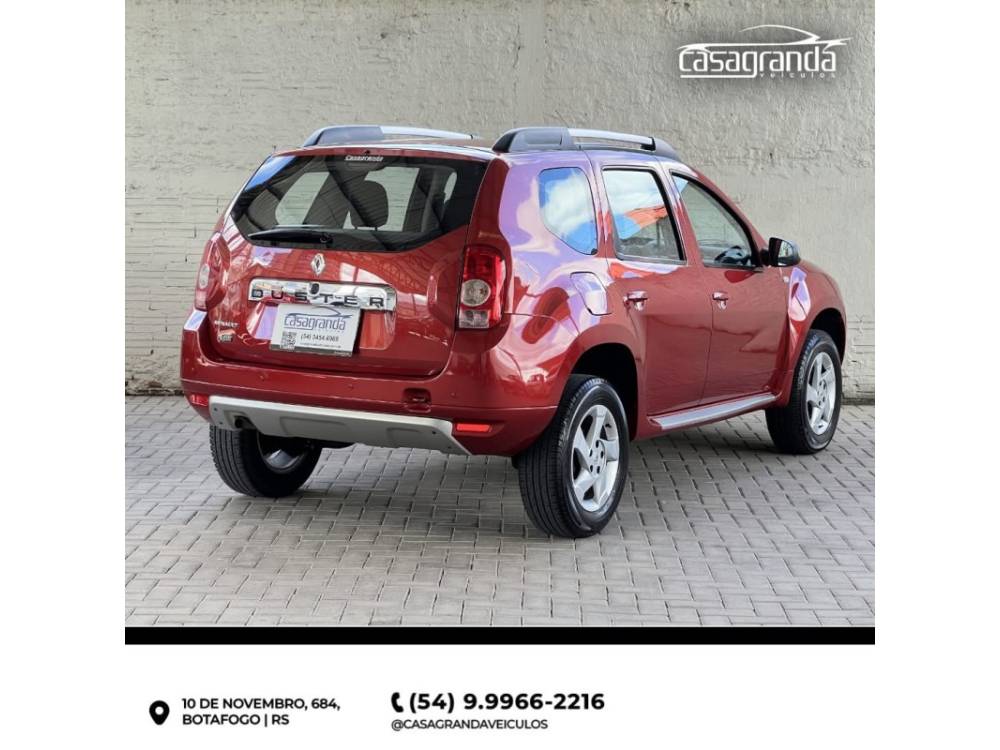 RENAULT - DUSTER - 2011/2012 - Vermelha - Sob Consulta