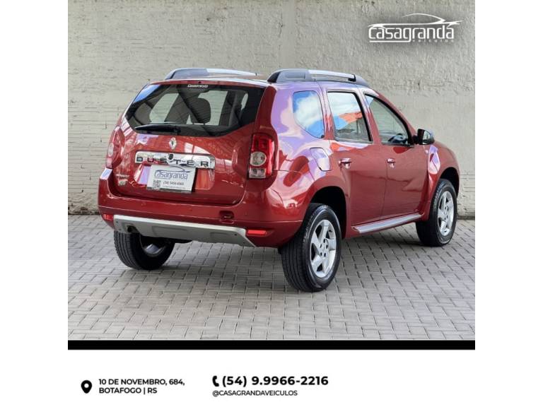 RENAULT - DUSTER - 2011/2012 - Vermelha - Sob Consulta