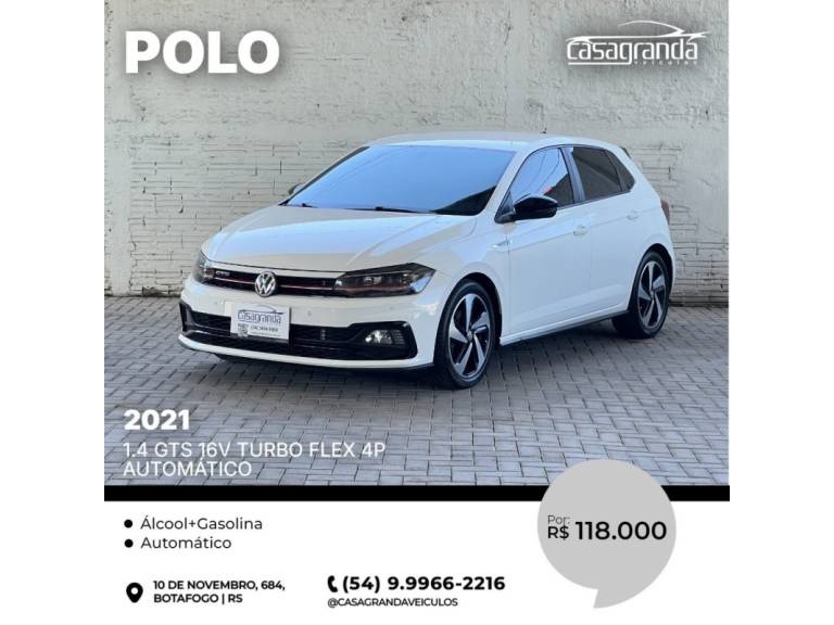 VOLKSWAGEN - POLO - 2021/2021 - Branca - R$ 118.000,00