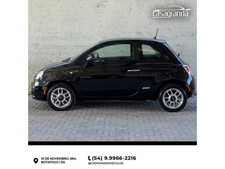 FIAT - 500 - 2011/2012 - Preta - Sob Consulta