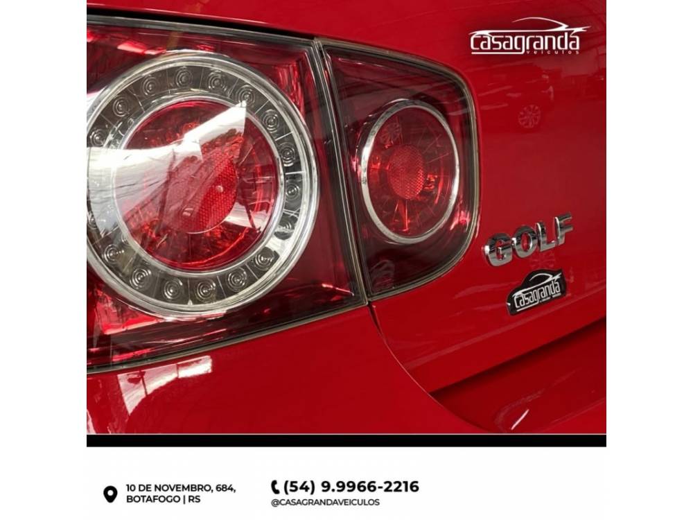 VOLKSWAGEN - GOLF - 2008/2009 - Vermelha - R$ 46.000,00