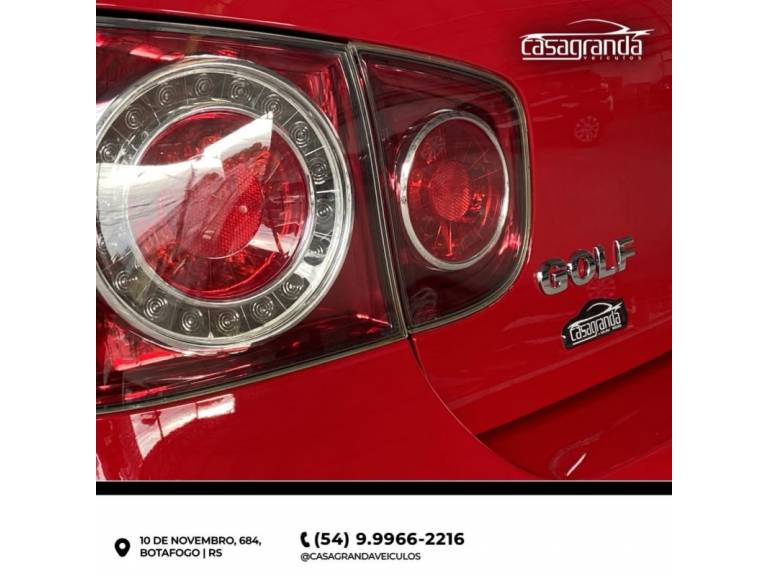 VOLKSWAGEN - GOLF - 2008/2009 - Vermelha - R$ 46.000,00