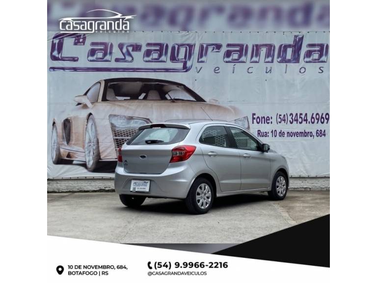 FORD - KA - 2014/2015 - Prata - R$ 42.000,00