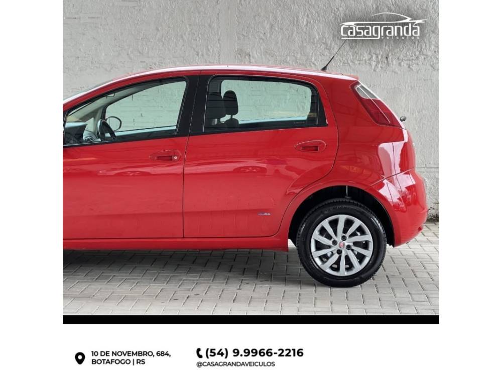 FIAT - PUNTO - 2010/2011 - Vermelha - Sob Consulta