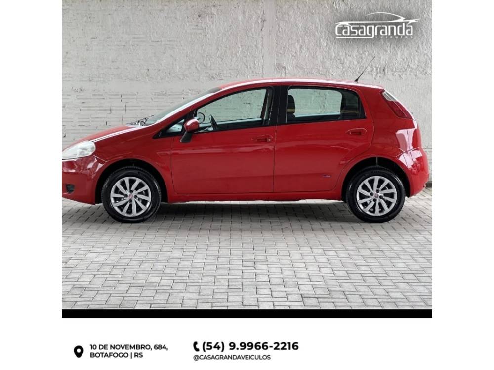 FIAT - PUNTO - 2010/2011 - Vermelha - Sob Consulta