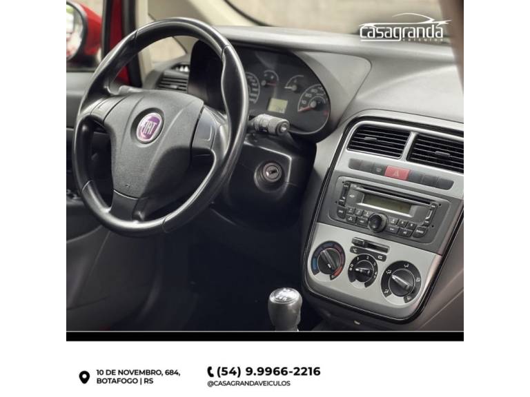 FIAT - PUNTO - 2010/2011 - Vermelha - Sob Consulta