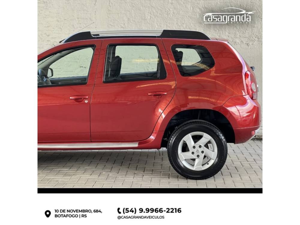 RENAULT - DUSTER - 2011/2012 - Vermelha - Sob Consulta