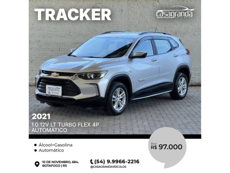 CHEVROLET - TRACKER - 2021/2021 - Prata - R$ 97.000,00