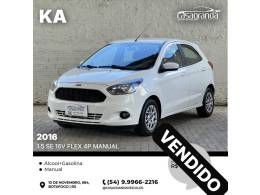 FORD - KA - 2015/2016 - Branca - Sob Consulta