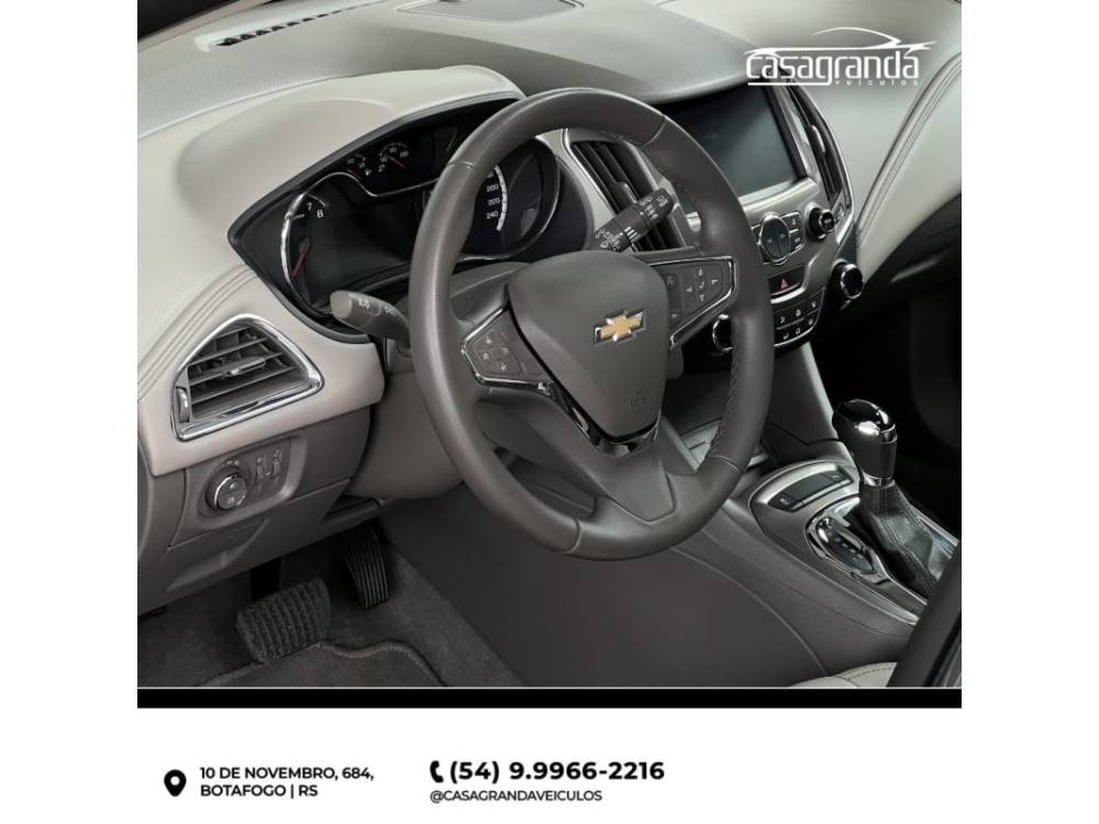 CHEVROLET - CRUZE - 2019/2019 - Cinza - Sob Consulta