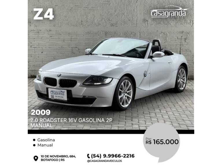 BMW - Z4 - 2009/2009 - Prata - R$ 165.000,00