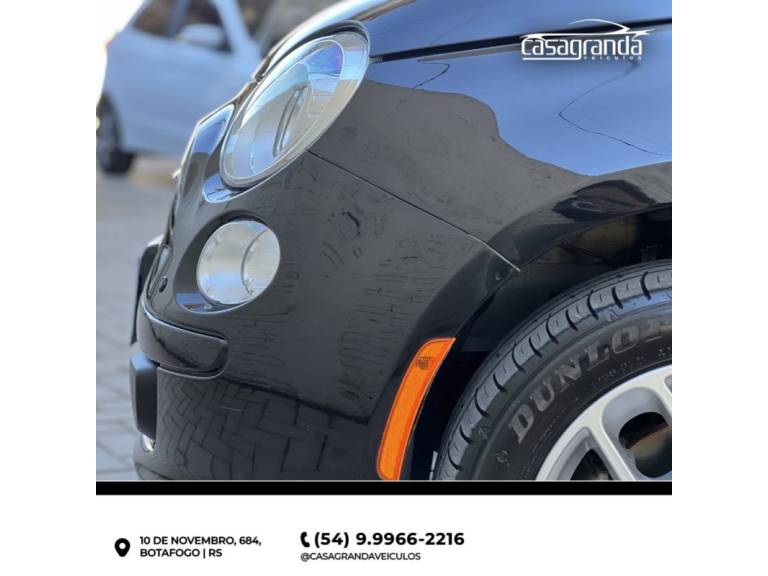 FIAT - 500 - 2011/2012 - Preta - Sob Consulta