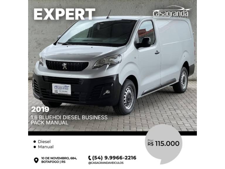 PEUGEOT - EXPERT - 2019/2019 - Prata - R$ 115.000,00