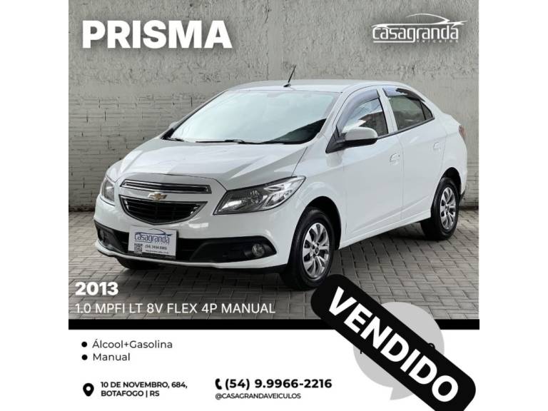 CHEVROLET - PRISMA - 2013/2013 - Branca - Sob Consulta