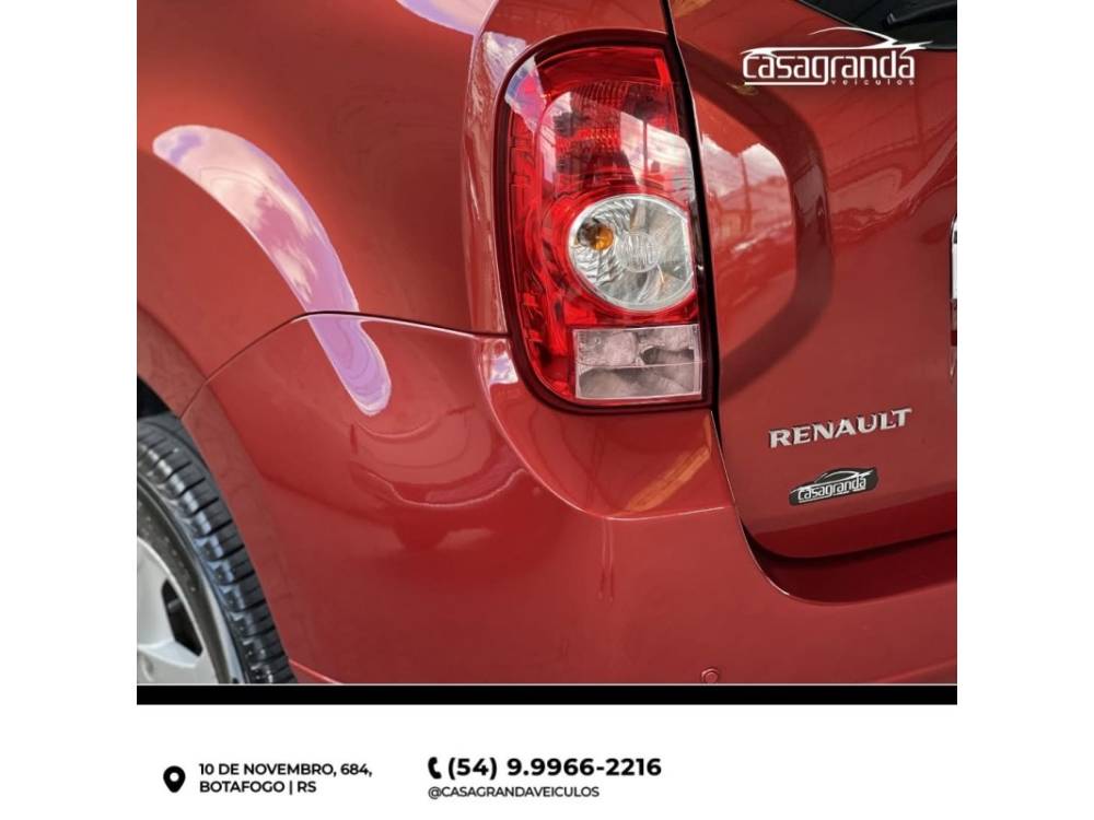 RENAULT - DUSTER - 2011/2012 - Vermelha - Sob Consulta