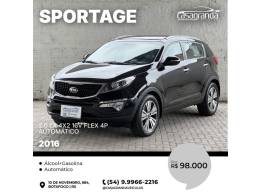 KIA MOTORS - SPORTAGE - 2015/2016 - Preta - R$ 98.000,00