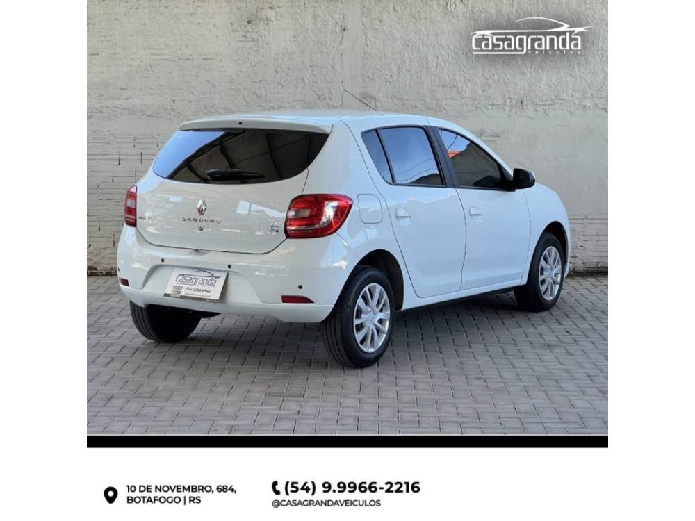 RENAULT - SANDERO - 2015/2016 - Branca - Sob Consulta