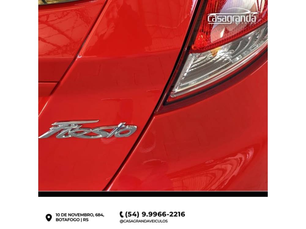 FORD - FIESTA - 2013/2014 - Vermelha - Sob Consulta