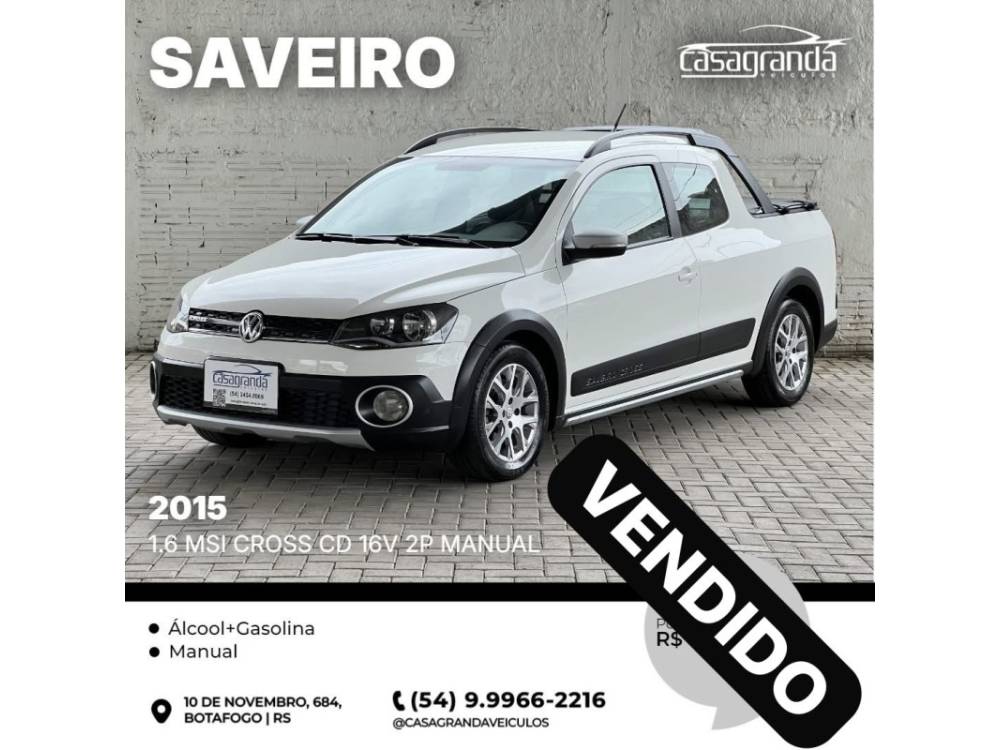 VOLKSWAGEN - SAVEIRO - 2014/2015 - Branca - Sob Consulta