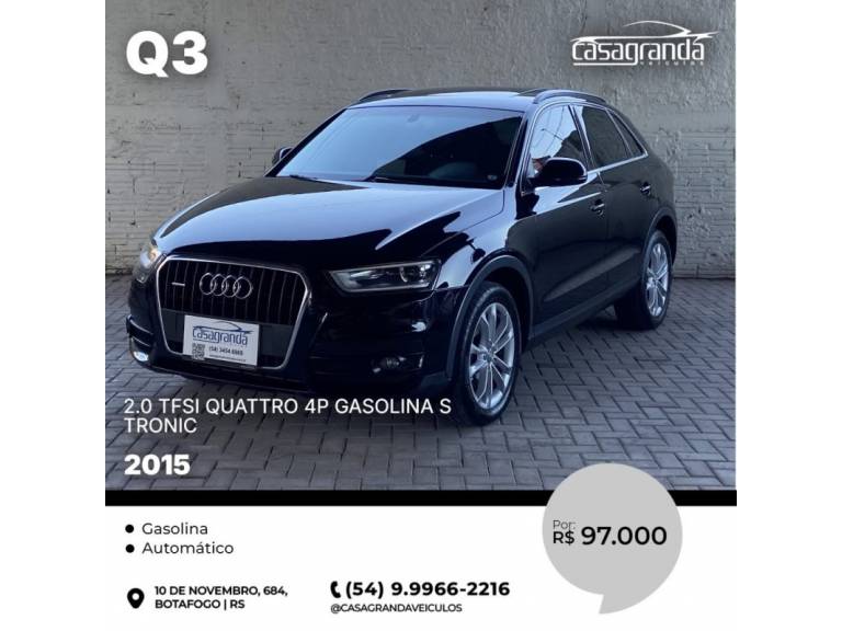 AUDI - Q3 - 2015/2015 - Preta - R$ 97.000,00